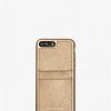 Ốp điện thoại Michael Kors vàng nhạt cho iPhone 7/8 Plus