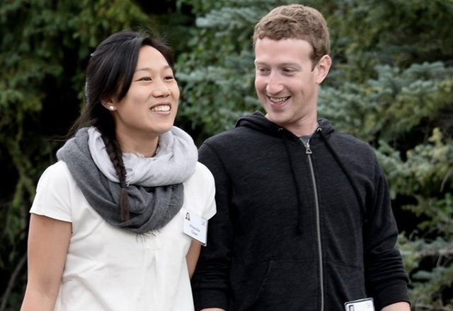 Vợ tỷ phú Mark Zuckerberg