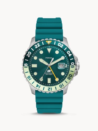 Dong-ho-nam-Fossil-Blue-GMT-Oasis-Silicone-Watch-1