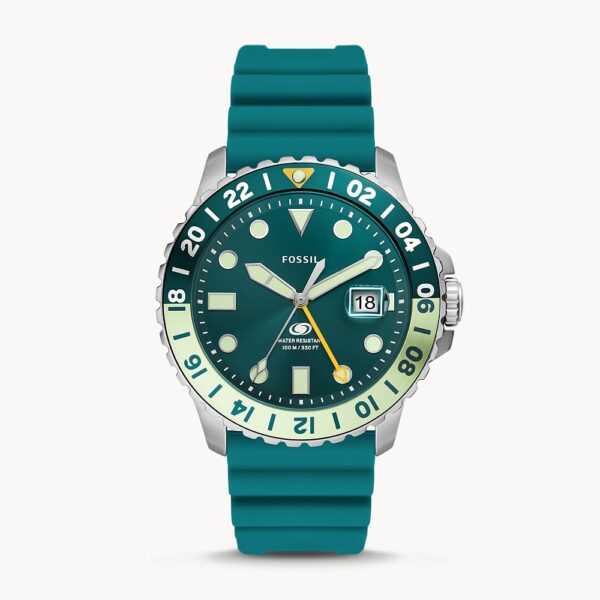 Dong-ho-nam-Fossil-Blue-GMT-Oasis-Silicone-Watch-1