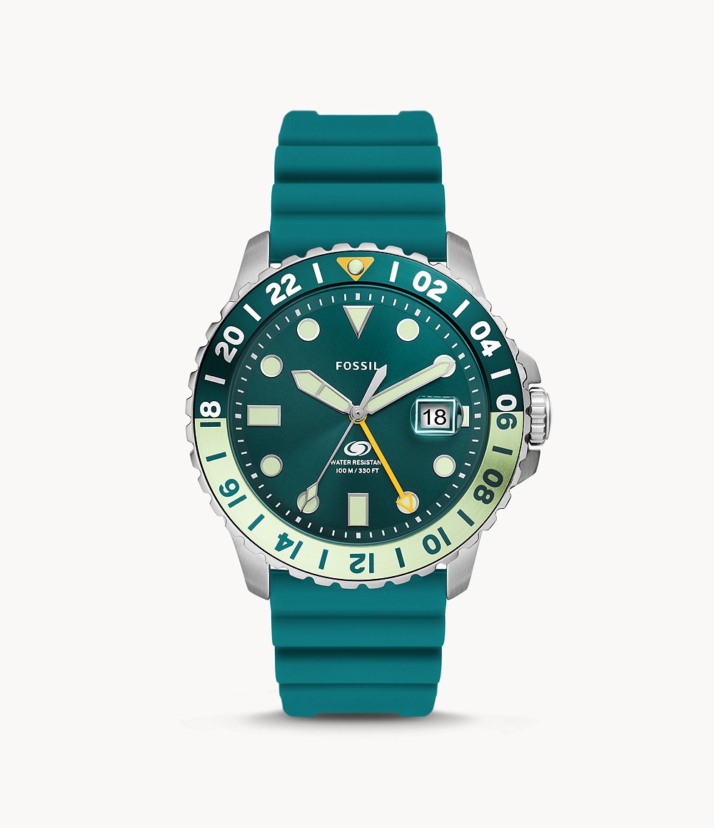 Dong-ho-nam-Fossil-Blue-GMT-Oasis-Silicone-Watch-1