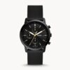 Dong-ho-nam-Minimalist-Chronograph-Black-Stainless-Steel-Mesh-Watch-1