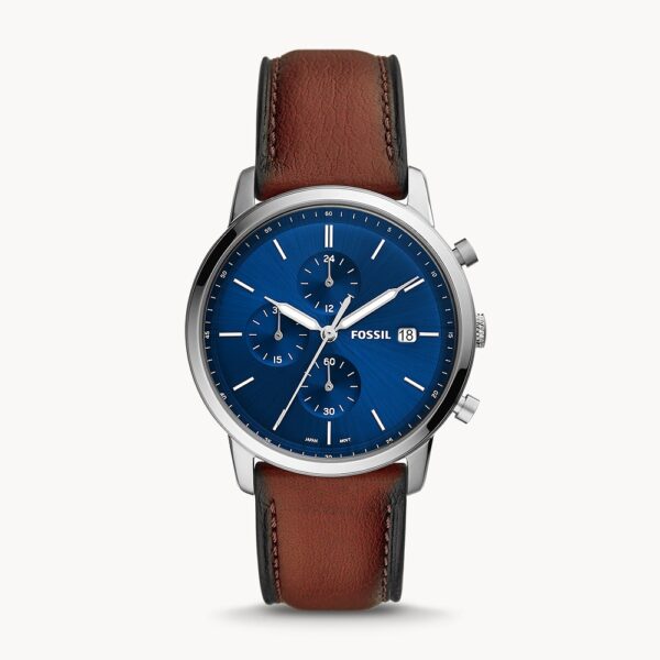 Dong-ho-nam-Minimalist-Chronograph-Luggage-LiteHide™-Leather-Watch-1