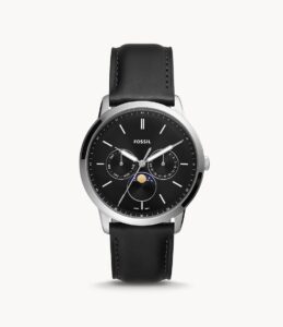 Dong-ho-nam-Neutra-Moonphase-Multifunction-Black-LiteHide™-Leather-Watch-1