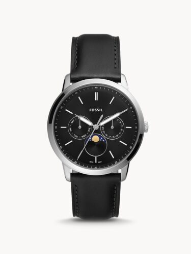 Dong-ho-nam-Neutra-Moonphase-Multifunction-Black-LiteHide™-Leather-Watch-1